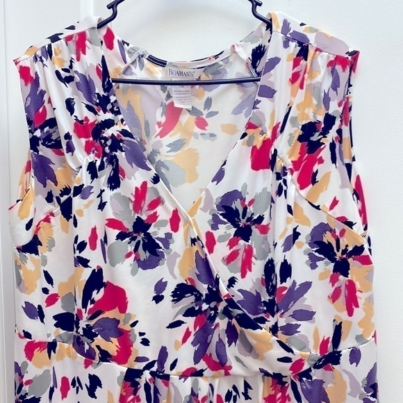 Romans woman’s plus size 18w sleeveless floral semi formal summer dress - Picture 3 of 8